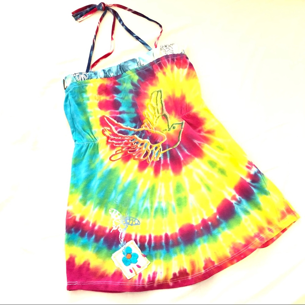 Fresh Karma Tie-Dye spaghetti strap